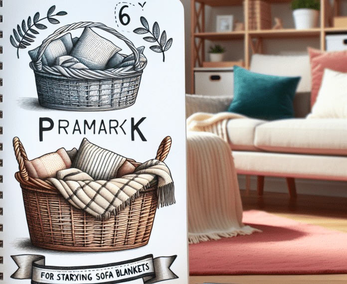 Primark lanza un cesto para guardar las mantitas del sofá bonito y por solo 6 euros