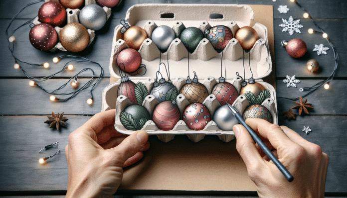 Jamás se me hubiera ocurrido usar un cartón de huevos para recoger las bolas de Navidad: los mejores consejos para guardar la decoración navideña hasta el año que viene