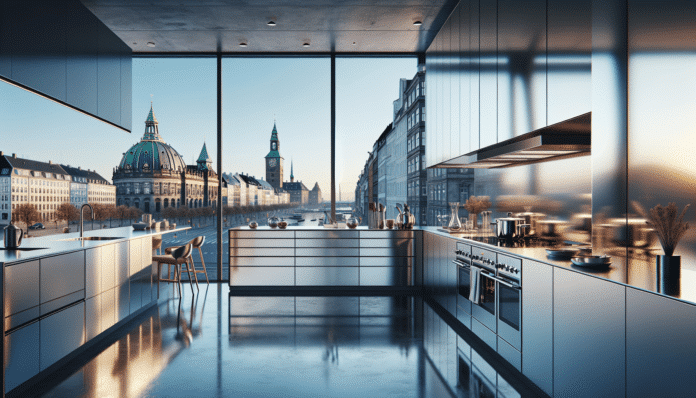 Una cocina de acero inoxidable en el corazón de Copenhague