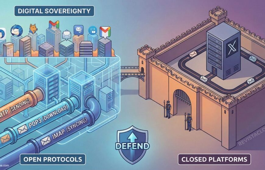 SMTP, POP3 e IMAP: Los Pilares Invisibles del Correo Electrónico y Su Importancia Frente a las Plataformas Cerradas