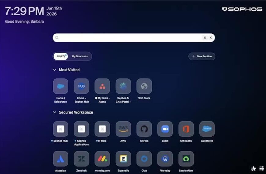 Sophos Refuerza la Seguridad del Trabajo Híbrido con Workspace Protection y Navegación Segura en la Era de la IA