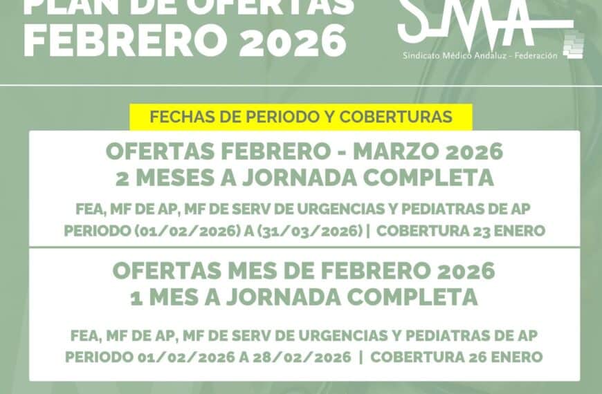 Título: "Plan de Ofertas de Empleo SAS - Febrero de 2026"