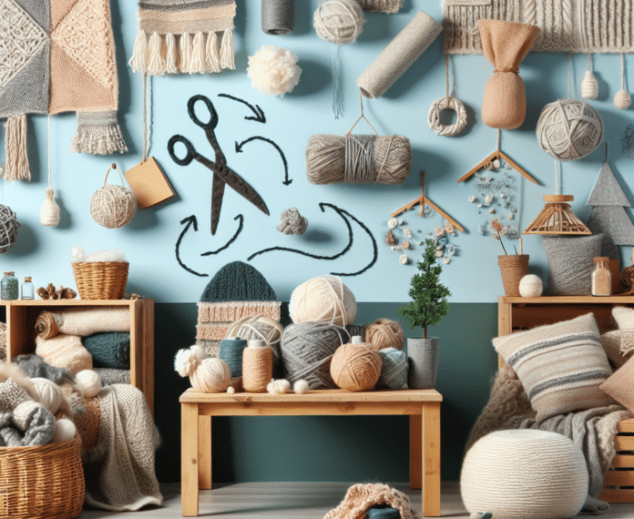 Reutiliza la lana que ya no sirve y conviértela en esta preciosa decoración para el hogar