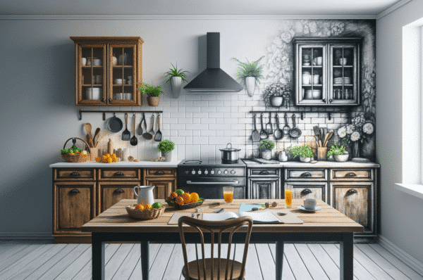 Tenían una cocina horrible y viejuna, y con esta reforma sin obras con y un presupuesto low cost la transformaron en una cocina luminosa y acogedora