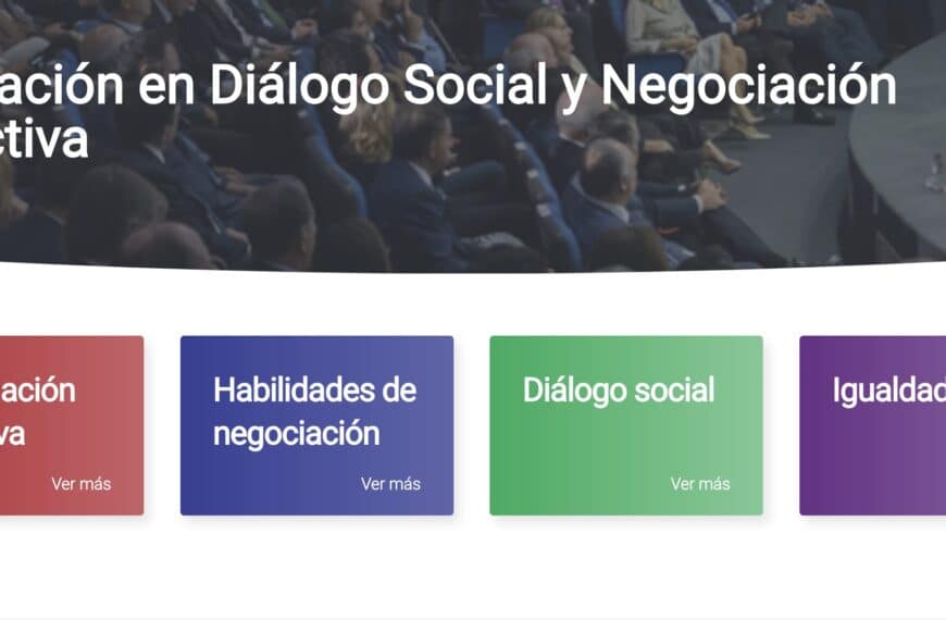 Formación en Diálogo Social y Negociación Colectiva
