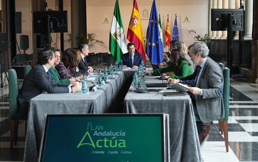 Andalucía Actúa: 1.780 Millones en Reparaciones y Ayudas para Agricultores, Autónomos y Pymes