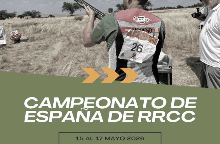 Andalucía acogerá la Copa de España de Compak Sporting y el Campeonato de España de Recorridos de Caza 2026