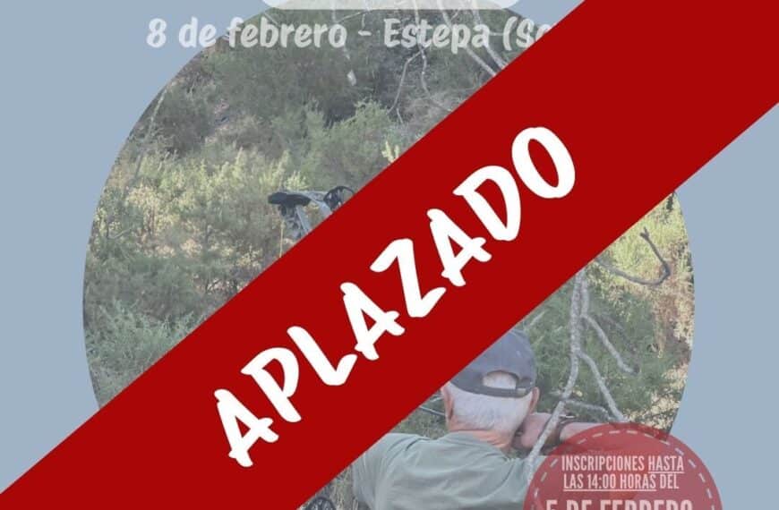 Aplazamiento de la 1ª Prueba de Recorridos de Caza con Arco 2026 por Inclemencias Meteorológicas – Federación Andaluza de Caza