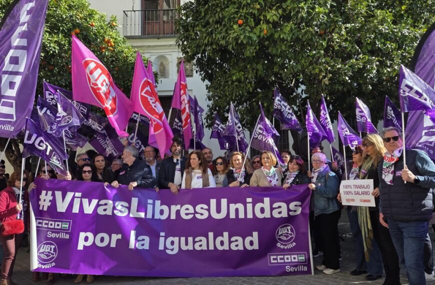 Concentración por el Día de la Igualdad Salarial.