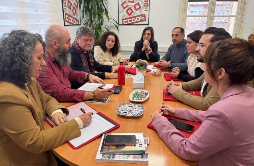CCOO ha trasladado a los representantes de Por Andalucía e IU su preocupación por la FP Dual.