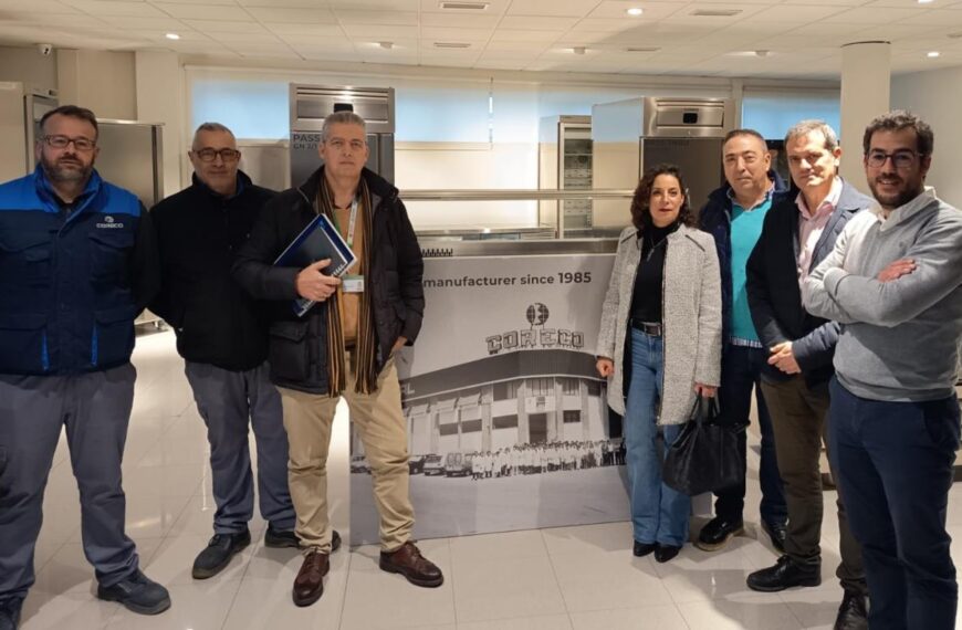 Responsables de CCOO y de CORECO.