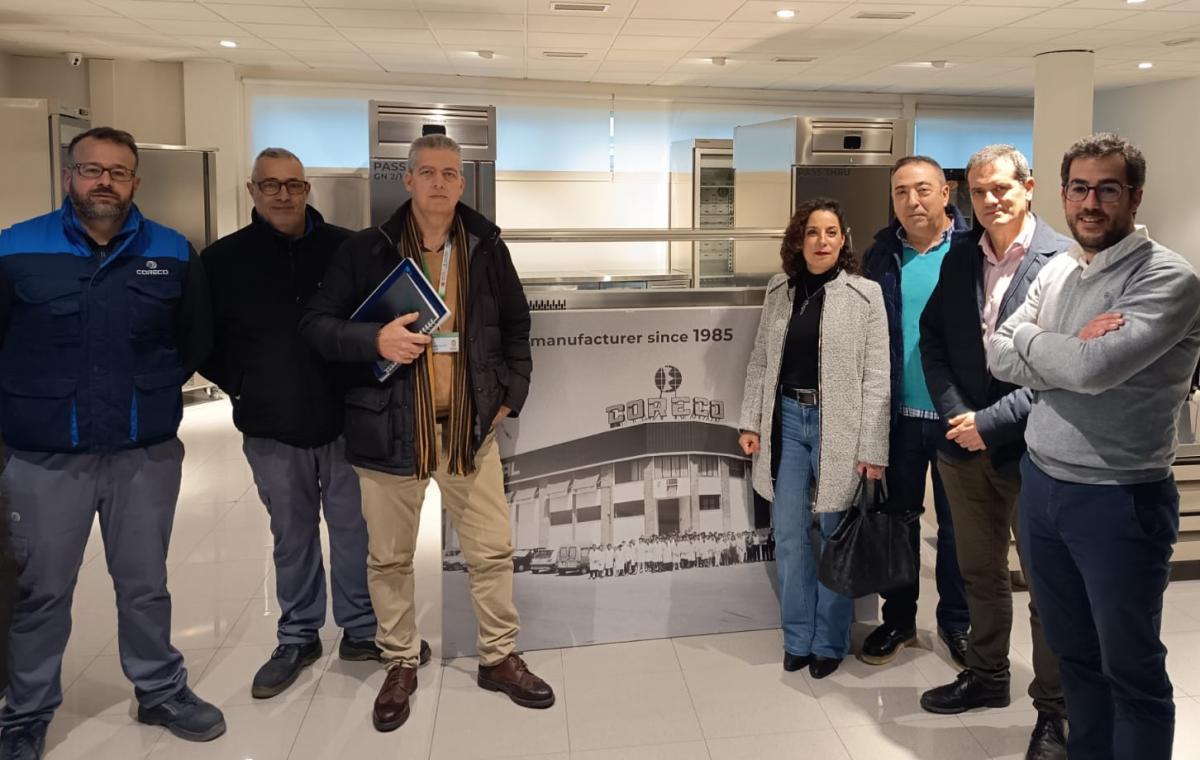 CCOO solicita soluciones de climatización para los almacenes del Hospital Reina Sofía de Córdoba 1 Responsables de CCOO y de CORECO.