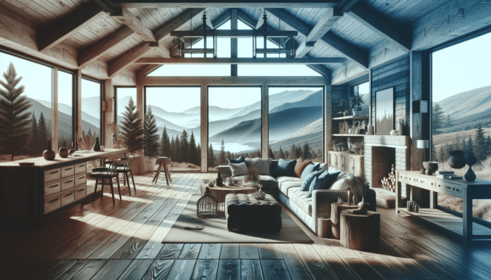 Paleta cromática «montaña chic»: cómo decorar una cabaña moderna