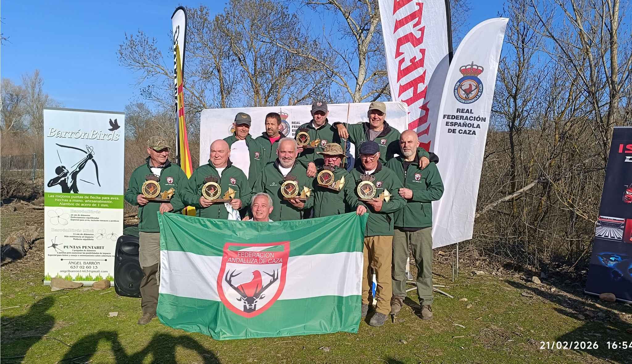 Destacada Actuación del Equipo Andaluz de Recorridos de Caza con Arco en el Campeonato de España - Federación Andaluza de Caza 1 Destacada Actuación del Equipo Andaluz de Recorridos de Caza con Arco en el Campeonato de España - Federación Andaluza de Caza