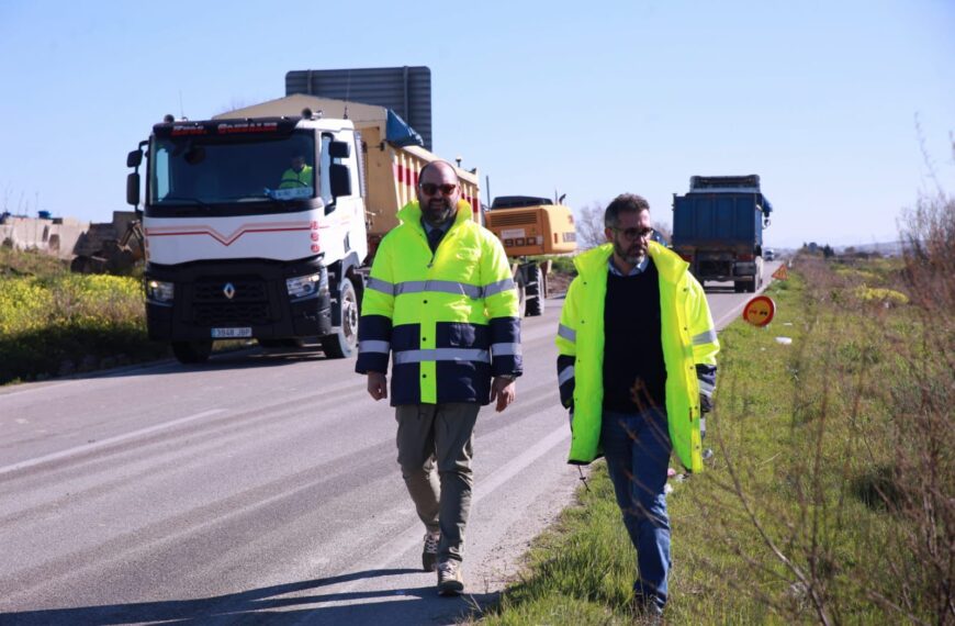 Diputación destina 2,7 millones a obras de emergencia en carreteras del Campo de Gibraltar
