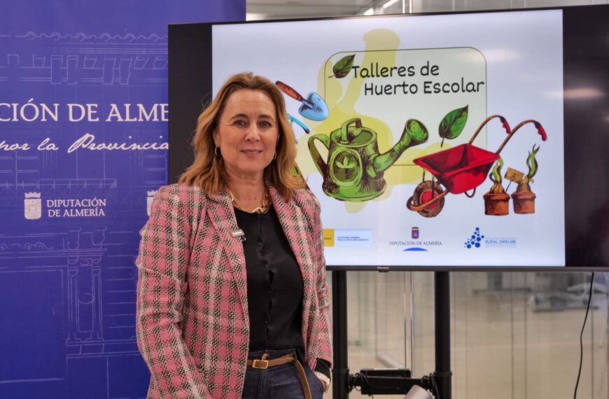 Diputación promueve 12 talleres de huertos escolares en localidades de menos de 5.000 habitantes