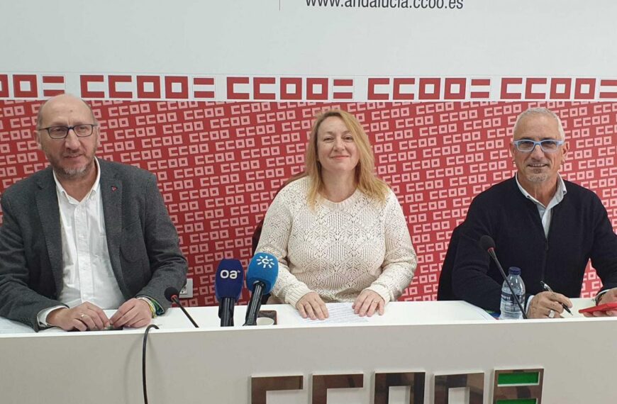 Presentación ante los medios de comunicación del informe de siniestralidad 2025 - CCOO Campo de Gibraltar