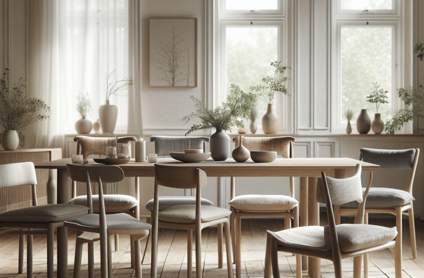 Elegancia Escandinava: Seis Sillas de Comedor para un Hogar de Estilo Nórdico