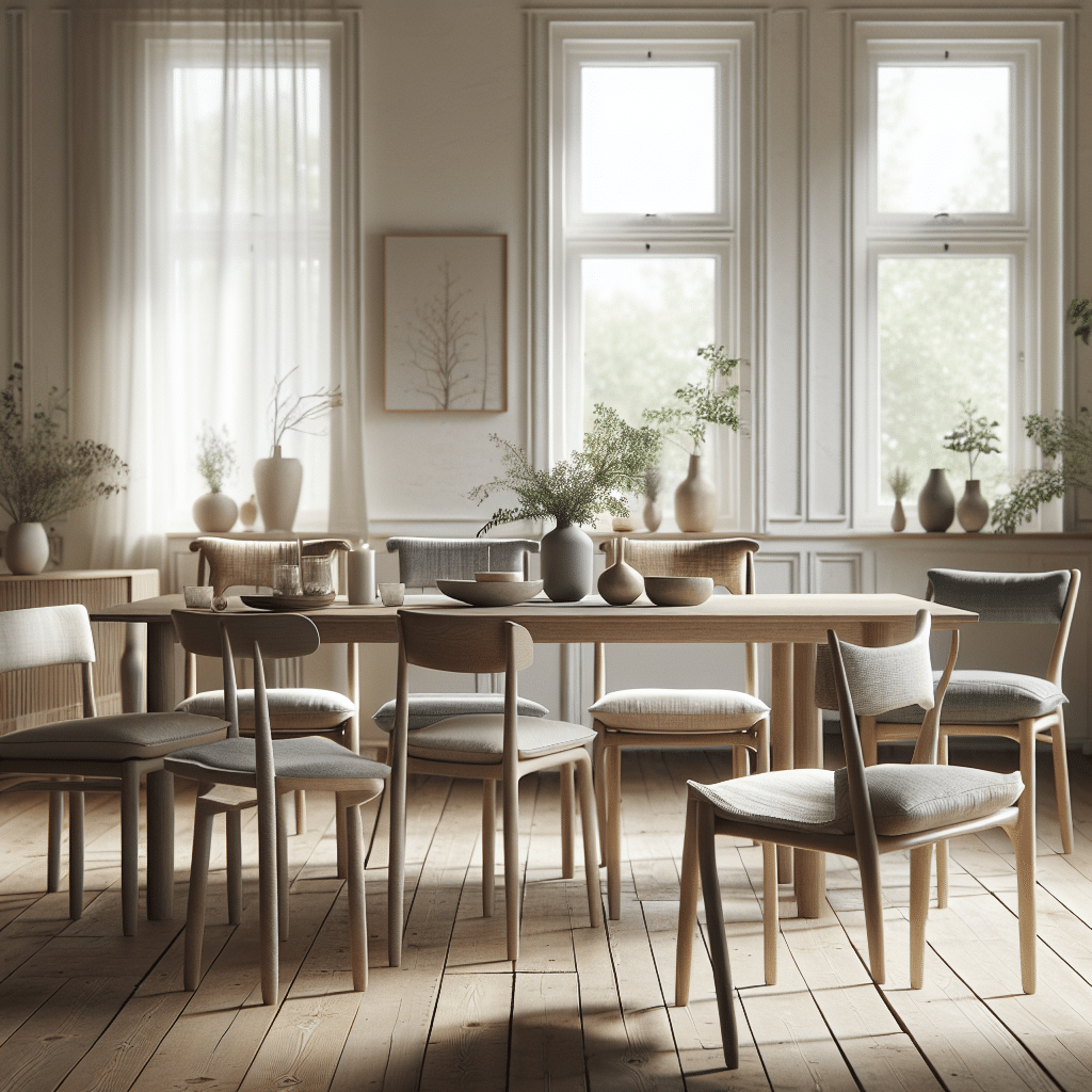 Elegancia Escandinava: Seis Sillas de Comedor para un Hogar de Estilo Nórdico 1 Elegancia Escandinava Seis Sillas de Comedor para un Hogar de