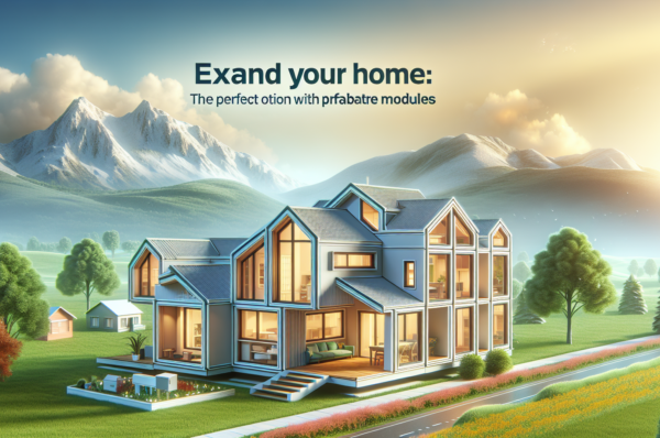 La solución ideal para ampliar tu casa y disfrutar de más espacio: añadir un módulo prefabricado