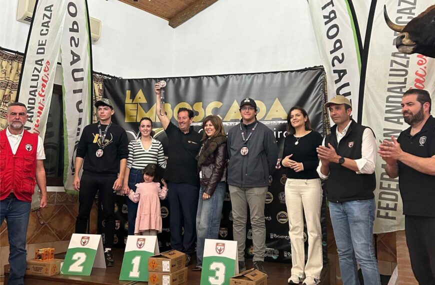 José Manuel Rodríguez Andújar Triunfa en la Primera Puntuable de RRCC 2026, seguido por Esteban Córdoba y Antonio Hidalgo - Federación Andaluza de Caza