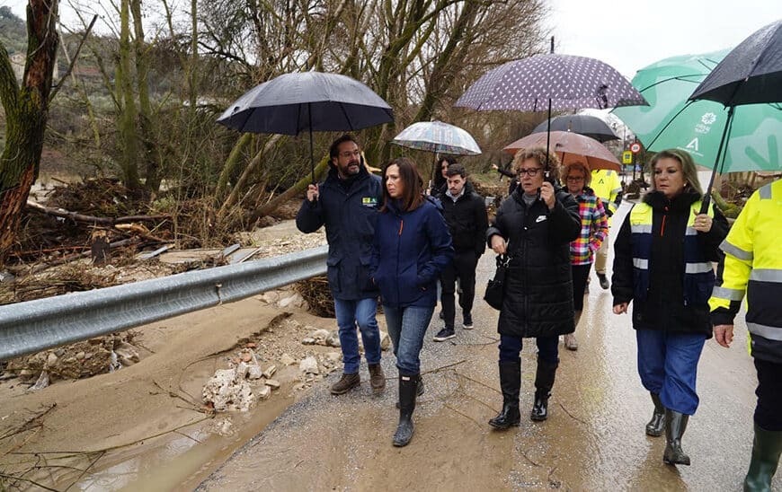 Junta Gestiona 350 Incidentes Graves en Carreteras Autonómicas Debido al Temporal