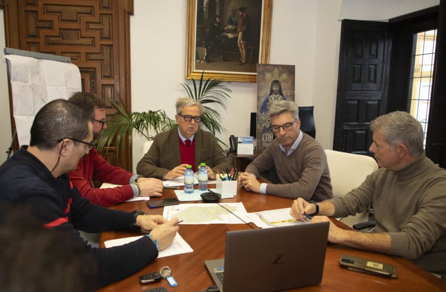 La Diputación de Córdoba moviliza equipos de Carreteras y Bomberos para gestionar las emergencias de la borrasca Leonardo en la provincia