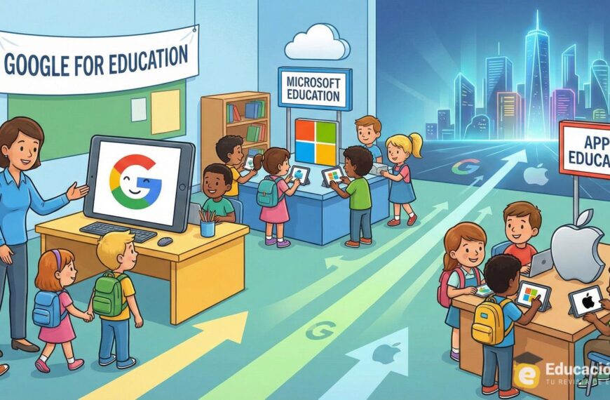 La Nueva Frontera Educativa: Google, Microsoft y Apple Luchan por Conquistar el Aula del Futuro