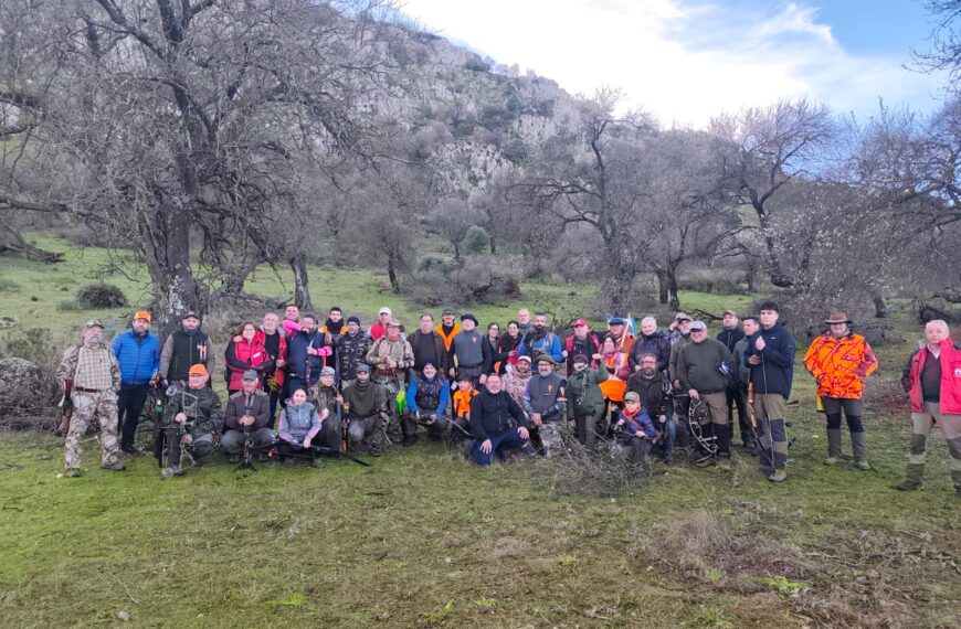 Más de 30 Arqueros Participan en la 1ª Puntuable de Recorridos de Caza con Arco de la Federación Andaluza de Caza