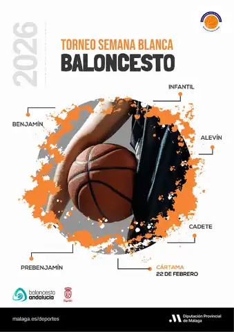 Cartel torneo BALONCESTO SEMANABLANCA 2026 baja