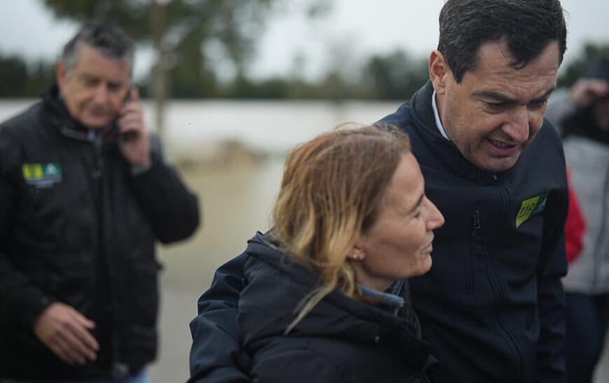 Moreno Insta a Extremar Precauciones y Atención al 112 Ante Histórico Temporal en Andalucía