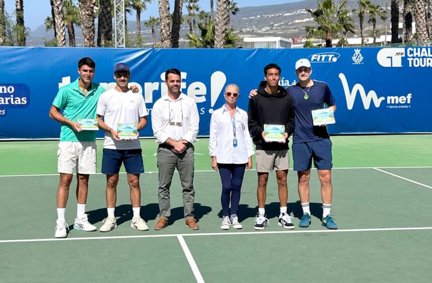 Pablo Llamas y Benji Winter, finalistas del ATP Challenger 75 de Tenerife 