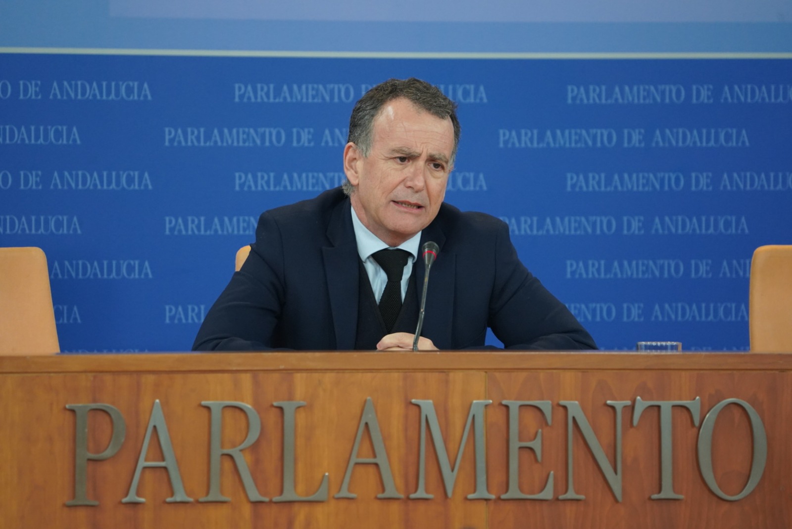 Pablo Venzal destaca el Plan Actúa de la Junta para la recuperación de Andalucía y pide 'cooperación y lealtad' entre administraciones 1 Pablo Venzal, en el Parlamento de Andalucía