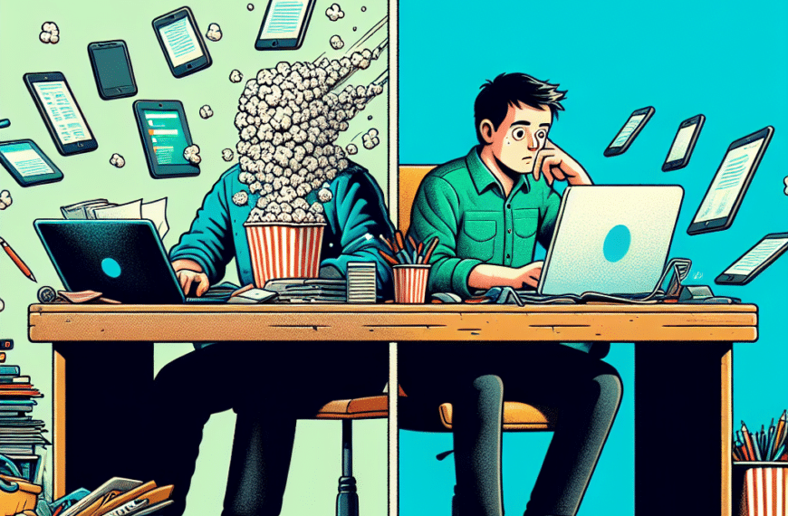 Popcorn Brain: El Impacto de la Hiperconectividad en Nuestra Atención y Productividad Laboral