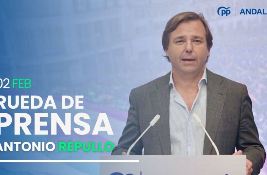 Rueda de Prensa de Antonio Repullo para Analizar Asuntos de Actualidad en Andalucía