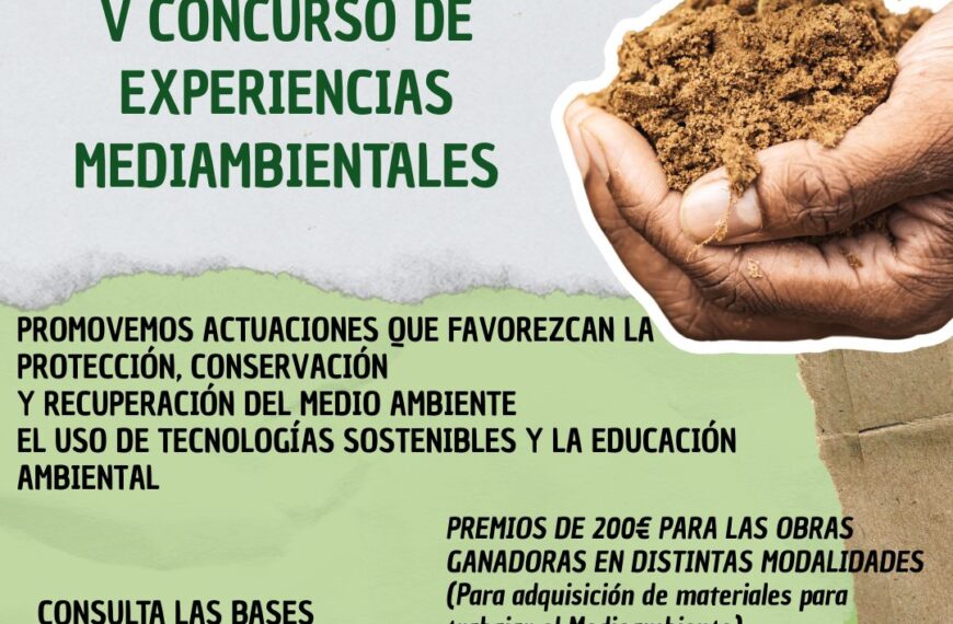 V Concurso de Experiencias Medioambientales "Aulas Despertas a tu Entorno"