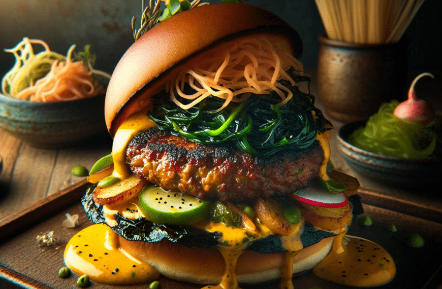 Yuzu Burger: Un Viaje Culinario con la Innovadora Fusión Nórdico-Japonesa