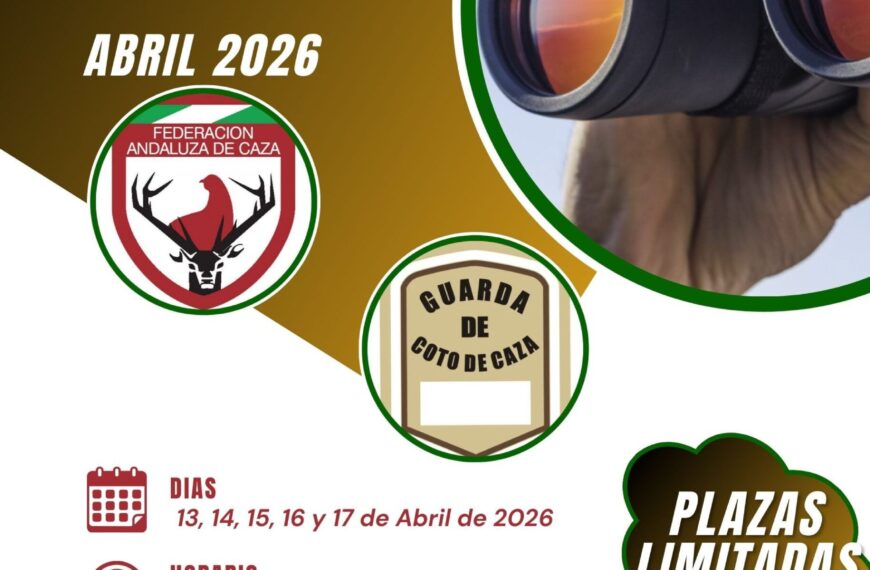 Archidona Acogerá Curso de Actualización para Guardas de Coto de Caza del 13 al 17 de Abril