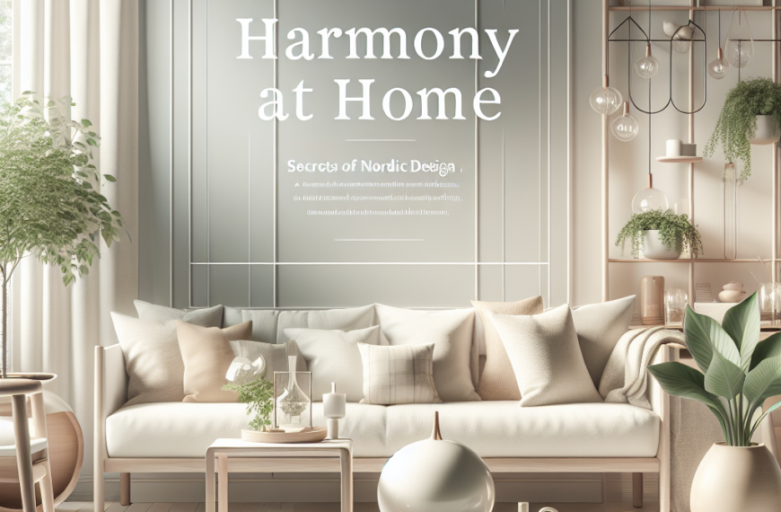Armonía en Casa: Secretos del Diseño Nórdico para un Hogar Sereno