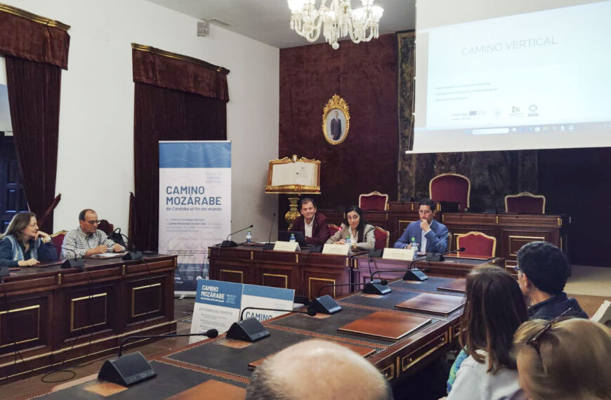 Avances del Proyecto Europeo 'Camino Vertical' Presentados por la Diputación de Córdoba a la Asociación Amigos del Camino Mozárabe