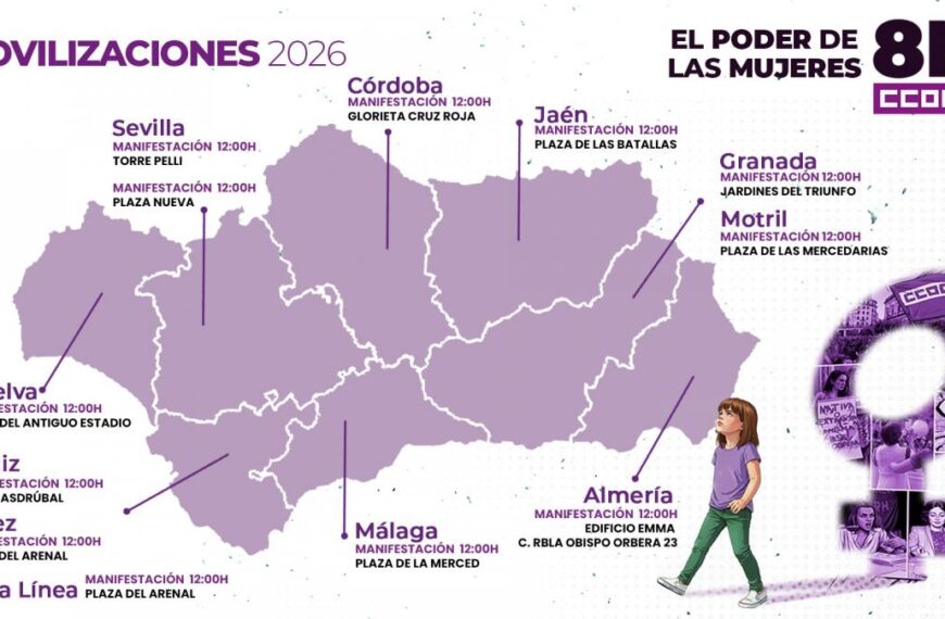 Mapa de movilizaciones 8M