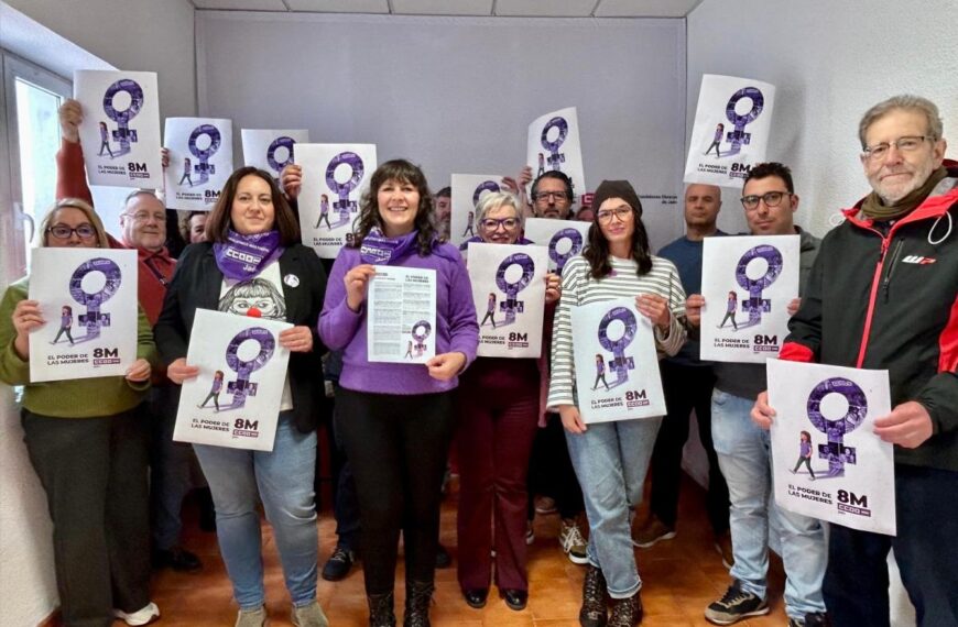 Lectura del manifiesto de CCOO para el 8M
