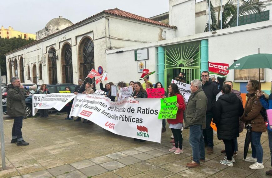 CCOO exige soluciones para la escuela infantil de Tarifa y reitera su solidaridad con la comunidad educativa