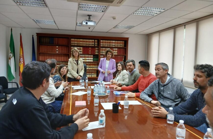 Imagen de la reunión del Comité de Empresa con la vicepresidenta Montero.