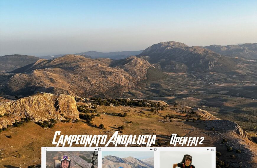 Campeonato de Andalucía de Parapente Hike & Fly: Vva. del Trabuco, 10-12 de Abril