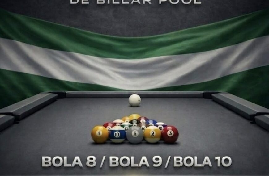 Campeonatos de Andalucía Absolutos de Pool B8/B9/B10 Temporada 2025/2026 – Federación Andaluza de Billar