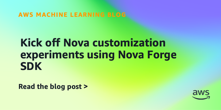 Inicio de Experimentos de Personalización con el SDK de Nova Forge