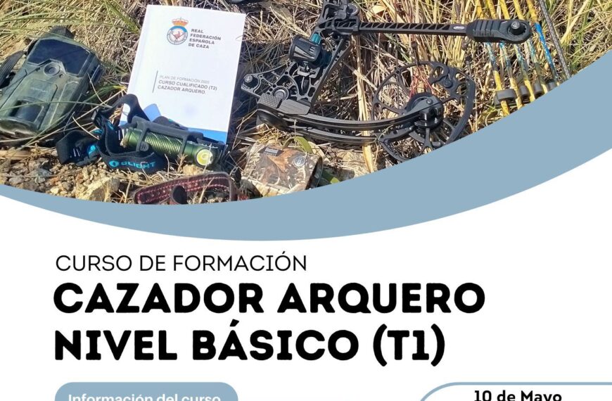 Curso de Cazador Arquero Nivel Básico se impartirá en el CAC Carlos Astorga de Archidona el 10 de mayo
