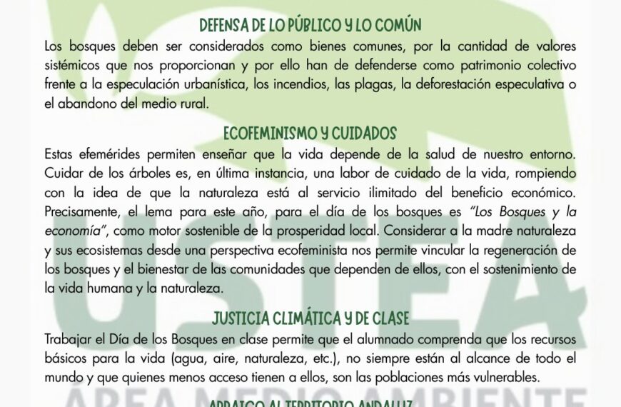 Día Internacional de los Bosques: Celebremos la Vida Verde el 21 de Marzo