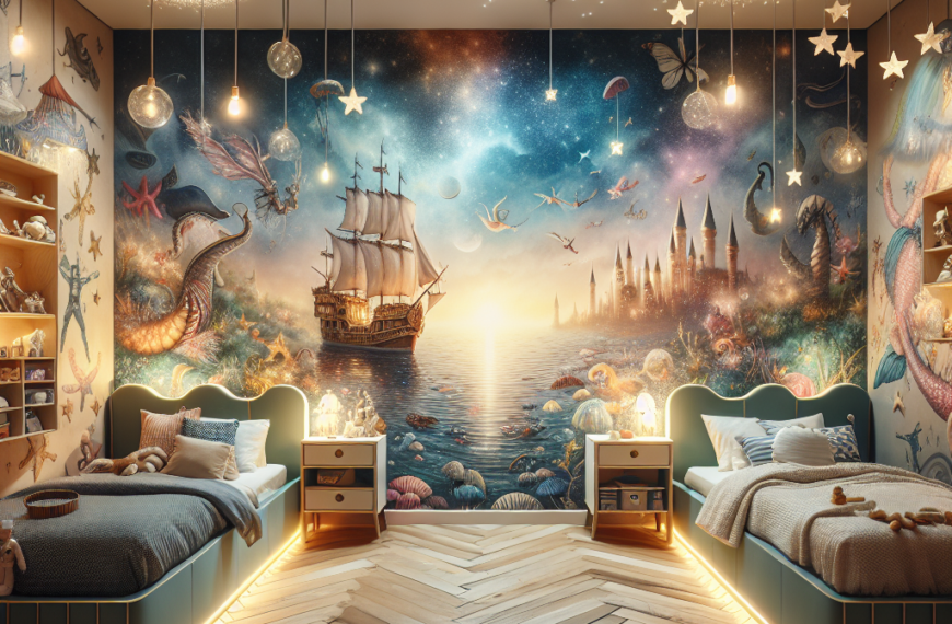Diseñando Fantasías: Inspiración Creativa para Habitaciones Infantiles Compartidas